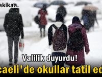 Kocaeli'de okullar tatil edildi!