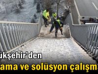 Büyükşehir’den tuzlama ve solüsyon çalışması