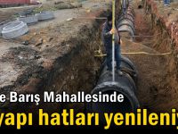 Gebze Barış Mahallesinde altyapı hatları yenileniyor