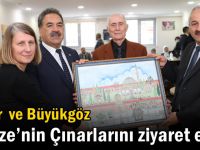 Güler ve Başkan Büyükgöz  Gebze’nin Çınarlarını Ziyaret Etti