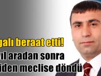 Dalgalı beraat etti, meclise döndü!