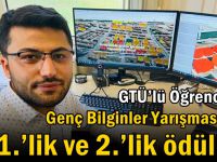 GTÜ’lü Öğrencilere Genç Bilginler Yarışması’nda 1.’lik ve 2.’lik Ödülleri