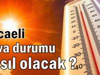 Kocaeli hava durumu nasıl olacak?