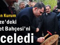Murat Kurum Gebze'deki Millet Bahçesi'ni inceledi