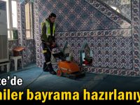 Gebze’de camiler bayrama hazırlanıyor