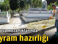 Mezarlıklarda Bayram hazırlığı