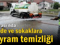 Dilovası’nda cadde ve sokaklara bayram temizliği