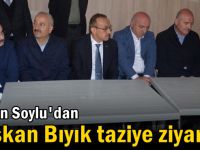 Bakan Soylu'dan Başkan Bıyık'a taziye ziyareti