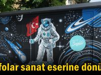 Trafolar sanat eserine dönüştü