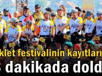 Bisiklet festivalinin kayıtları 23 dakikada doldu