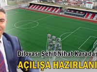 Dilovası Şehit Nihat Karadaş stadı açılışa hazır