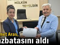 Mehmet Aras, mazbatasını aldı