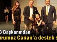 GOSB Başkanından gururumuz Canan’a destek sözü