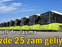 Kocaeli'de ulaşıma yüzde 25 zam geliyor