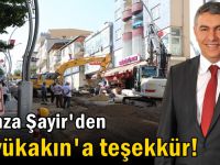 Şayir'den Büyükakın'a teşekkür!
