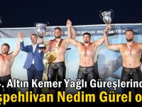 Başpehlivan Nedim Gürel oldu