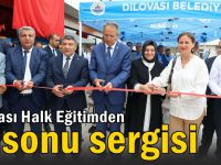 Dilovası Halk Eğitimden yılsonu sergisi