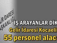 Gelir İdaresi Kocaeli için 55 personel alacak!