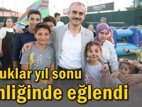 Çocuklar yıl sonu şenliğinde eğlendi