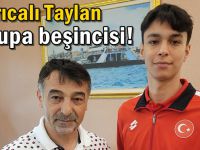 Darıcalı Taylan Avrupa beşincisi!