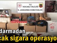 Jandarmadan kaçak sigara operasyonu