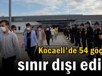 Kocaeli'de 54 göçmen sınır dışı edildi