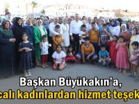 Büyükakın’a, Darıcalı kadınlardan hizmet teşekkürü