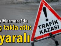 Kuzey Marmara'da araç takla attı: 4 yaralı