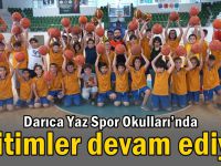 Darıca Yaz Spor Okulları’nda eğitimler devam ediyor