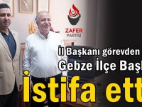 Gebze İlçe Başkanı Kozankurt istifa etti