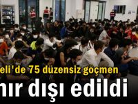 Kocaeli'de 75 düzensiz göçmen sınır dışı edildi