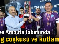 Gebze Ampute takımında 1.Lig coşkusu ve kutlaması