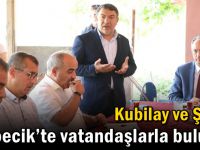 Kubilay ve Şayir, Tepecik’te vatandaşlarla buluştu