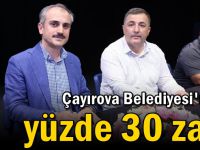 Çayırova Belediyesi'nden yüzde 30 zam