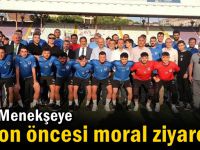 Başkan Büyükgöz ve Protokolden  Mor Menekşe’ye Moral Ziyareti