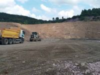 Büyükşehir, atış poligonunda  zemin iyileştirmesi yapıyor