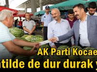 AK Parti Kocaeli’ye tatilde de dur durak yok