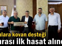 Arıcılara Kovan Desteği sonrası ilk hasat alındı