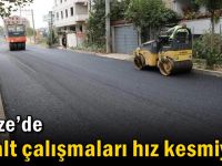 Gebze’de asfalt çalışmaları hız kesmiyor