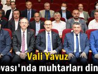 Vali Yavuz Dilovası'nda muhtarları dinledi