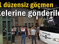 401 düzensiz göçmen ülkelerine gönderildi