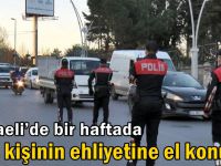 Kocaeli’de bir haftada 107 kişinin ehliyetine el konuldu