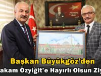 Başkan Büyükgöz’den Kaymakam Özyiğit’e Hayırlı Olsun Ziyareti