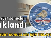 KYK yurt sonuçları açıklandı