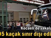 Kocaeli’de yakalanan 195 kaçak sınır dışı edildi!