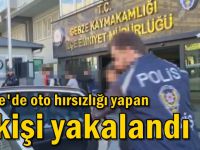 Oto hırsızlığı yapan 3 kişi yakalandı