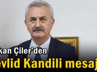 Çiler’den Mevlid Kandili mesajı