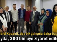 Bir ayda, 300 bin üye ziyaret edilecek