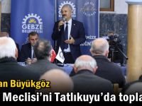 Başkan Büyükgöz Halk Meclisi’ni   Tatlıkuyu’da toplandı