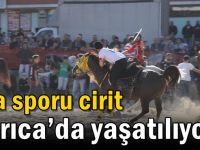Darıca'da gerçekleşen Cirit şölenini binlerce kişi izledi